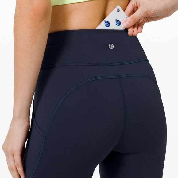 lululemon athletica Pants - Lululemon Invigorate High-Rise Tight 25" Leggins True Navy size 6
